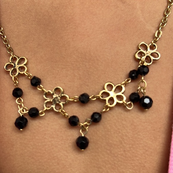 Elegant vintage bib kind of necklace - Picture 5 of 6